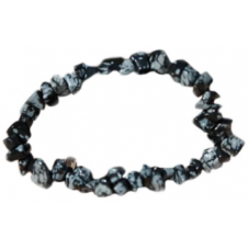 Bracelet Obsidienne Neige